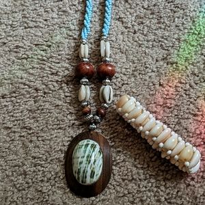Beachy Necklace and Bracelet Set